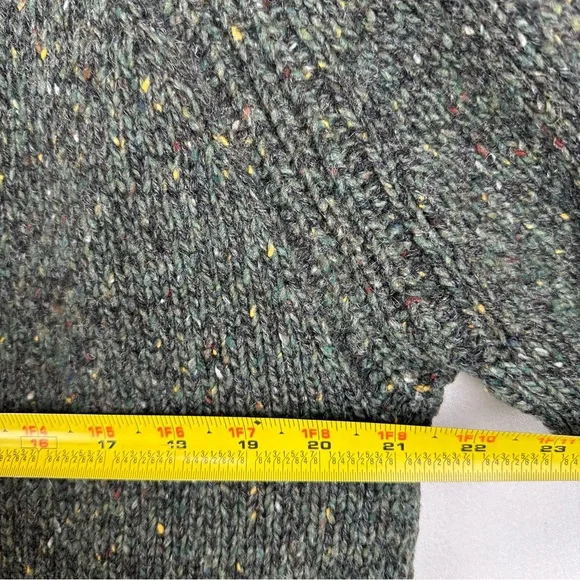 J Crew Wool Blend Knit Shawl Collar Cardigan Sweater Preppy Grandpa - Picture 6 of 7